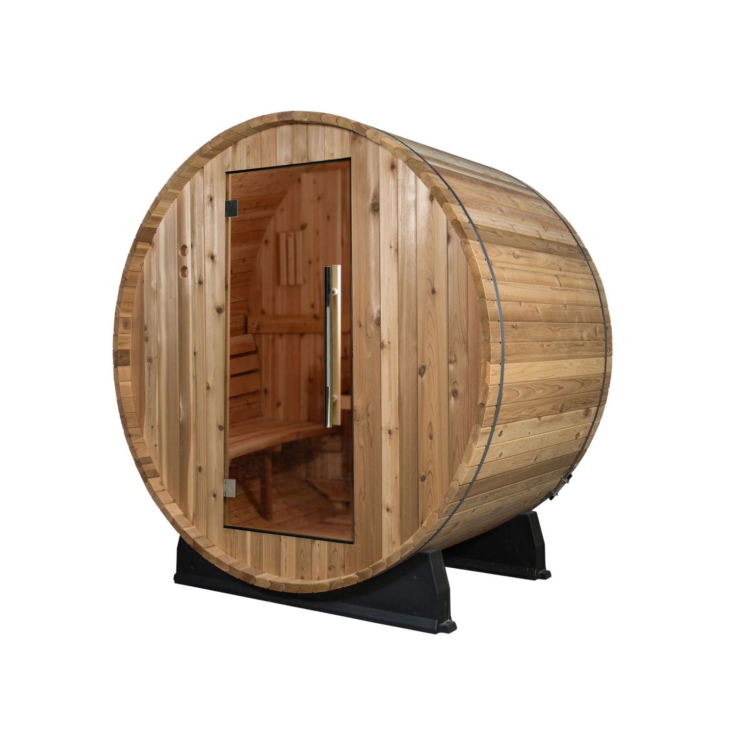 Custom Red Cedar Barrel Sauna 2-4 Person