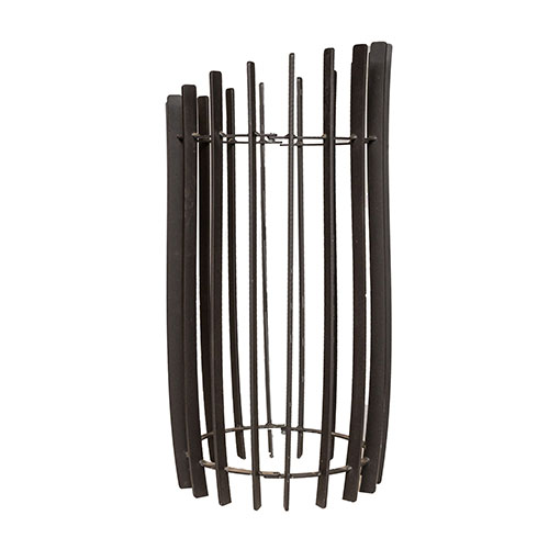 Black Steel 28-Inch Tall Chimney Cover for SW Stoves