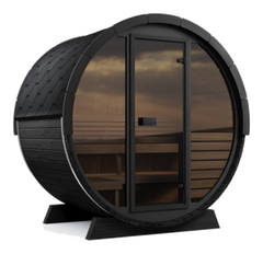 Black glass front