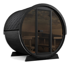 Black glass front