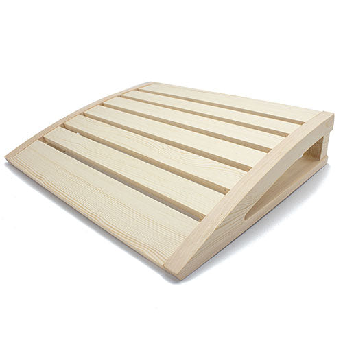 PROSAUNAS Ergonomic Sauna Headrest, Pine Wood