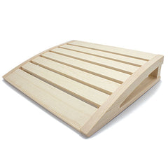 PROSAUNAS Ergonomic Sauna Headrest, Pine Wood