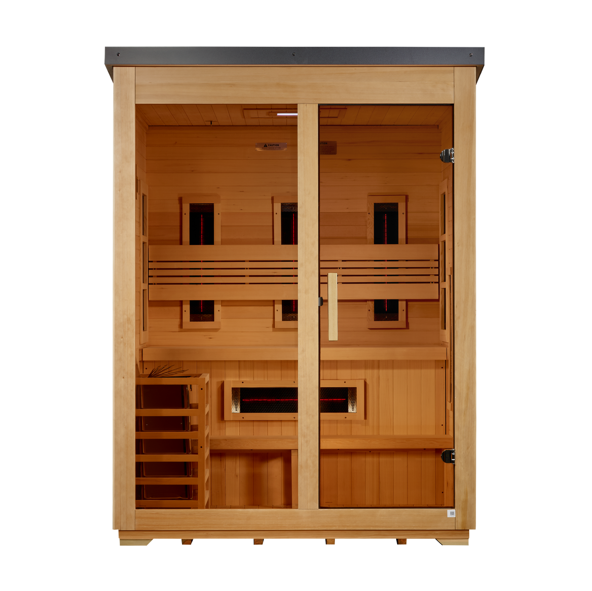 Carinthia 3 Person Hybrid Flat Roof Outdoor Sauna