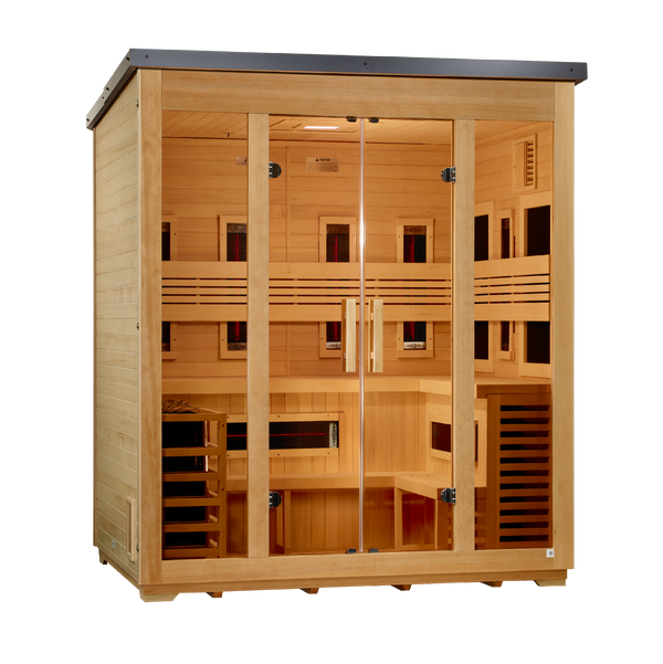 Gargellen 5 Person Hybrid Flat Roof Outdoor Sauna