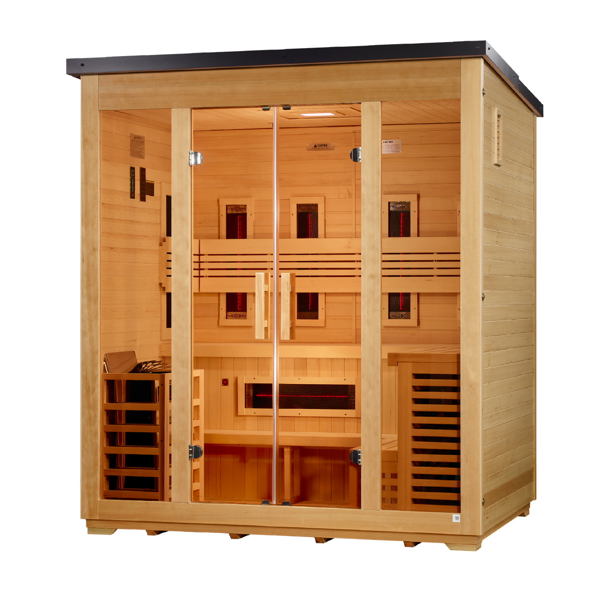Gargellen 5 Person Hybrid Flat Roof Outdoor Sauna