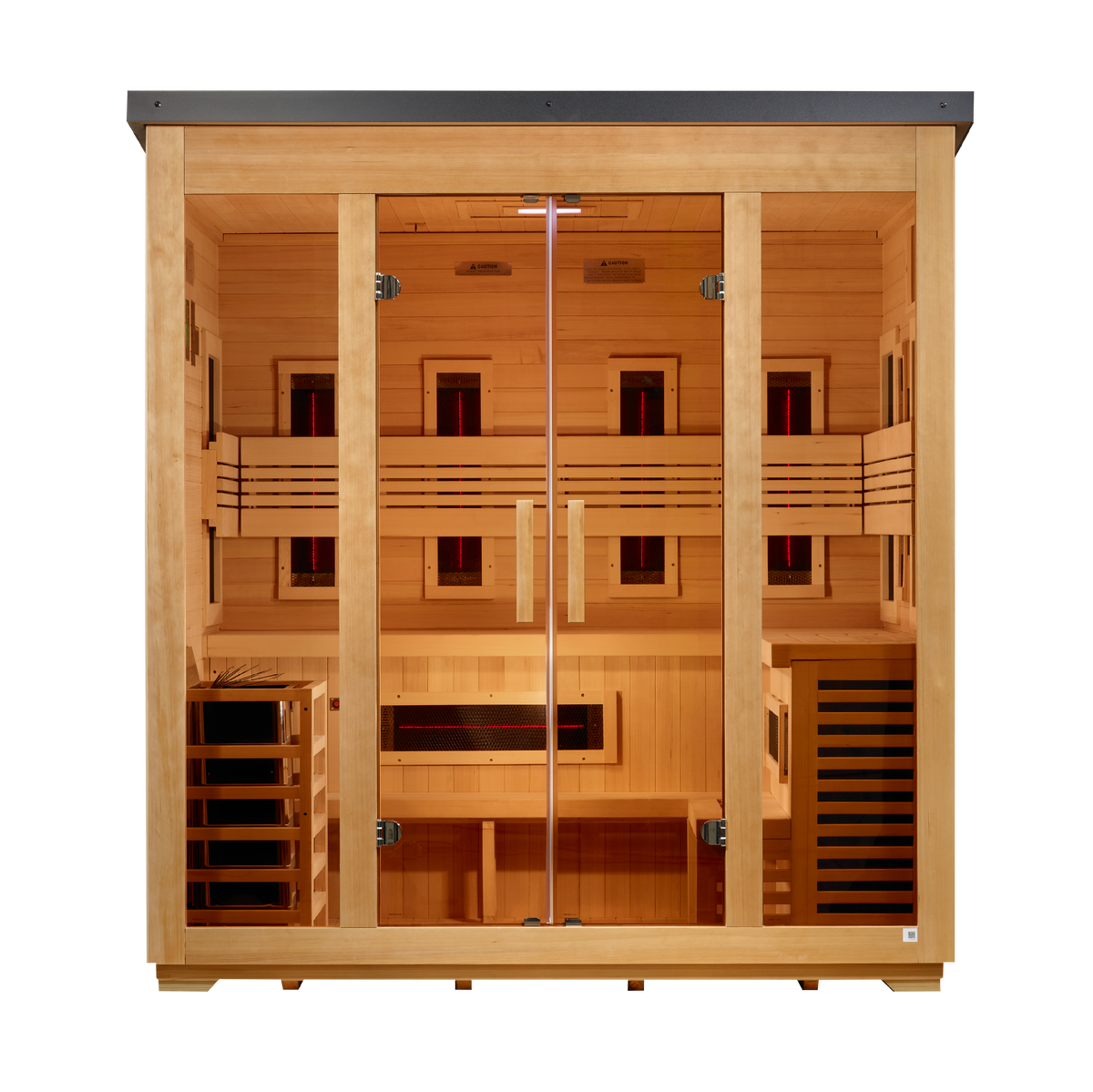 Gargellen 5 Person Hybrid Flat Roof Outdoor Sauna