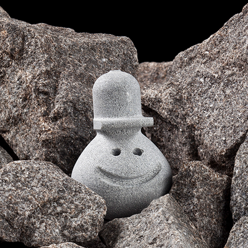 Soapstone Sauna Elf with Baseball Hat