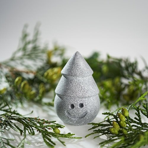 Soapstone Sauna Elf with Stacked Cone Hat