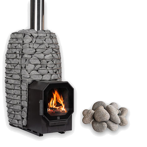 HUUM Hive Flow LS Wood Burning Sauna Heater Package