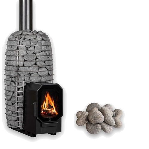 HUUM Hive Flow Mini LS Wood Burning Sauna Heater Package