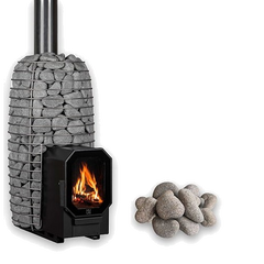 HUUM Hive Flow Mini LS Wood Burning Sauna Heater Package