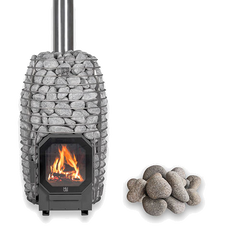 HUUM Hive Flow Mini Wood Burning Sauna Heater Package