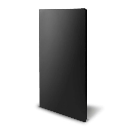 Black Steel 26x45 Stove Protective Wall