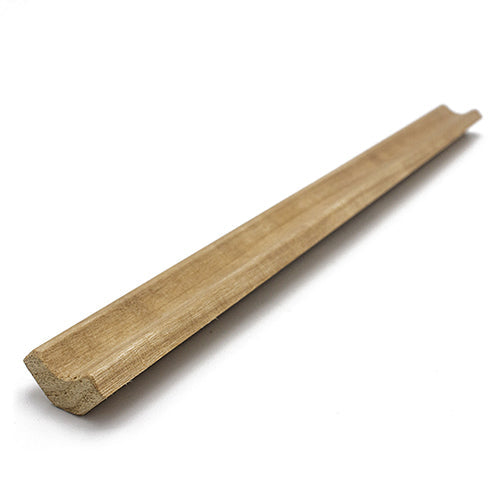 PROSAUNAS Thermo-Aspen Sauna Wood, 1x2 (14mm x 30mm), Inside Corner Trim, Cove Moulding, SI Profile