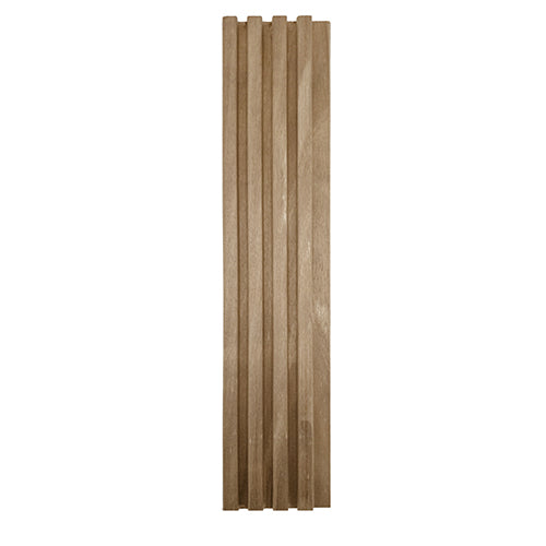 PROSAUNAS Sauna Wood, 1x3 Thermo-Aspen Tongue & Groove, Fluted Slat