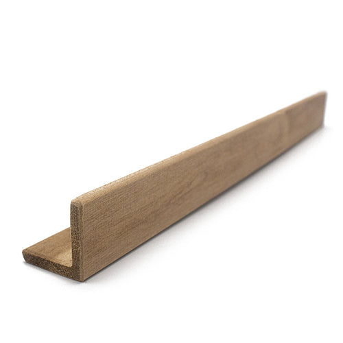 PROSAUNAS Thermo-Aspen Sauna Wood, 2x2 (28mm x 28mm), Outside Corner Trim, Angle Moulding, VA Profile